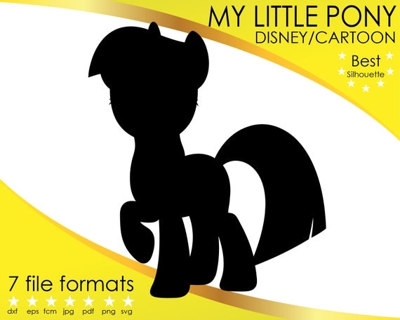 06 Silhouette My Little Pony Ponies Disney Cartoon dxf