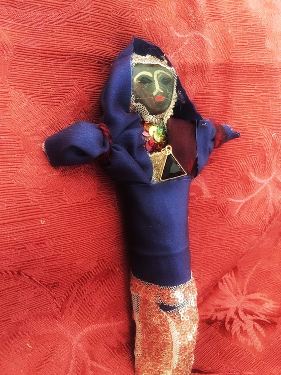 Erzulie Dantor Lwa Voodoo Doll Authentic Handmade New Orleans
