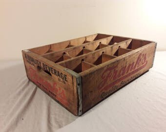 1978 Franks Quality Beverage Soda Crate