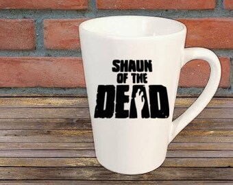 Shaun of the Dead Zombie Mug Coffee Cup Halloween Gift Home Decor Kitchen Bar Gift for Her Him Any Color Personalized Custom