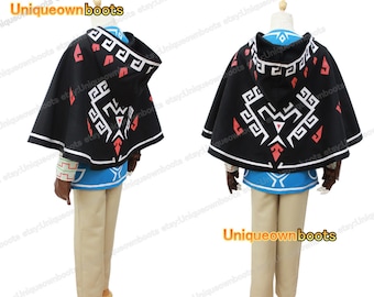 Men's Legend of Zelda Breath Wild Link Cosplay costume only Cape