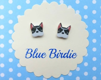 French bulldog earrings dog jewellery French bulldog jewelry dog stud earrings dog earrings dog jewelry dog cute dog earrings gifts for her