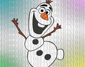 Frozen Disney Olaf svg, Disney Olaf eps, Frozen Clipart, Olaf Instant Download, Disney snowman , frozen eps, Frozen Vector