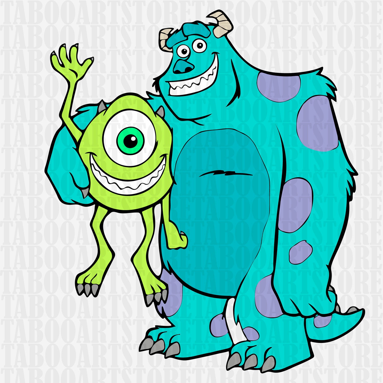 Monsters inc svg monsters inc Stencil Monsters inc clipart