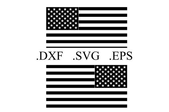 Download American Flag Vector Cut File DXF SVG EPS