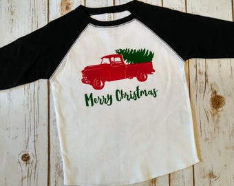 Boys christmas shirt | Etsy