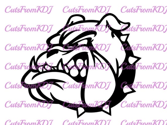 Bulldog SVG/DXF Cut File Silhouette Vinyl Vector Woodworking