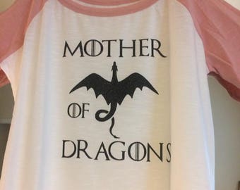 Mother of Dragons Daenerys Targaryen Game of Thrones Shirt Womens Large khaleesi