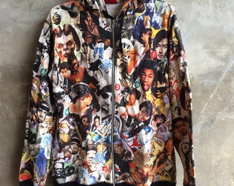 Vintage Rare Supreme Phase 2 Hoodie Size L