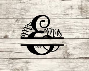 Download Swirl Cross Split Monogram SVG