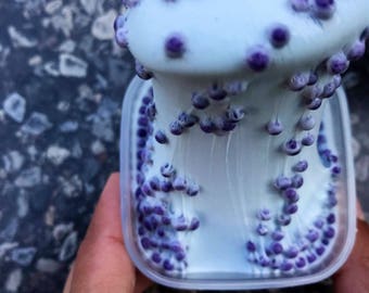 Blueberry Yogurt Floam Slime, Crunchy, Slime, Floam, Stretchy, Clicky and Soft