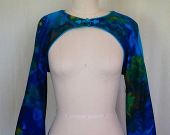 Floral Cropped Cape