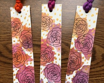 Set of 5 Harry Potter bookmarks unique bookmark