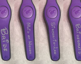Wedding, Bachelor, or Bachelorette Party and Honeymoon and Family Decals for Disney Magic Bands - Custom Decals