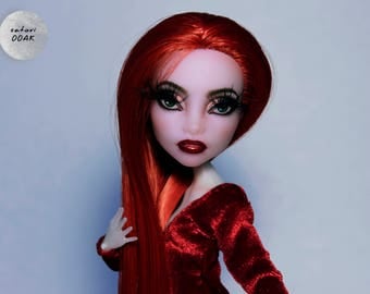 OOAK Monster High Repaint Doll Custom "Lust" by satori