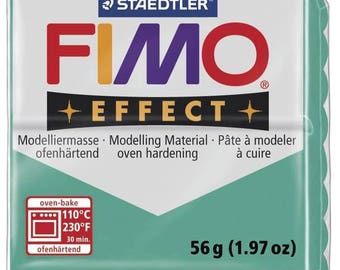Pâte Fimo 57 g Effect Translucide Vert 8020.504 - Fimo