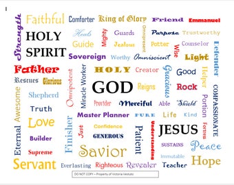 ABCs of God Attributes ABC Bible Verses Teaching Scripture