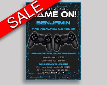 Video Game Birthday Invitation Video Game Birthday Party Invitation Video Game Birthday Party Video Game Invitation Boy editable pdf 5IAY6
