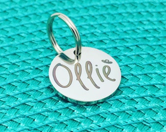 Cat Name Tag, Cat Tag, Cat Collar, Name Tag, Pet Tag, Personalised Cat Tag, Custom Cat Tag, Custom Pet Tag, Cat Gift, Kitten Name Tag
