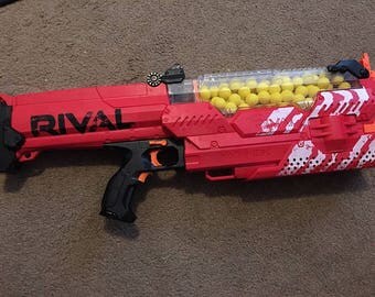 Nerf Rival Nemesis MXVII-10K Lipo Mod Team red