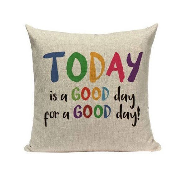 LUXURIOUS Colorful INSPIRATIONAL MOTIVATIONAL throw pillow