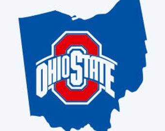 Ohio ( Ohio State Design ) vinyl decal (car/truck laptop/netbook window yeti)