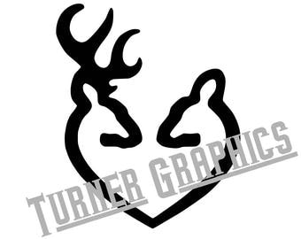 BROWNING HEART Vector ai, png, svg, jpg, eps downloadable zip file