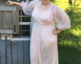 Vintage Nightgown / lingerie Styled by Carlton