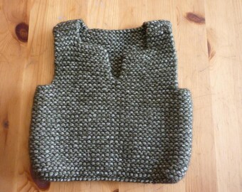 Sweater / tank top for a baby 3 months