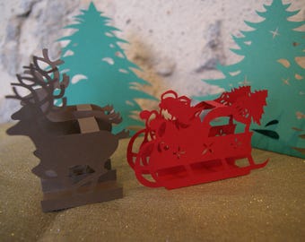 Decorations Christmas paper made by hand