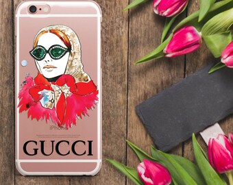 Gucci Girl style iphone 7 case - iPhone 4/4s, 5/5S, 5C, 5SE, 6/6 plus, 7/7 Plus, Samsung Galaxy S4, S5, S6/edge/edge plus,gucci S7/S7E