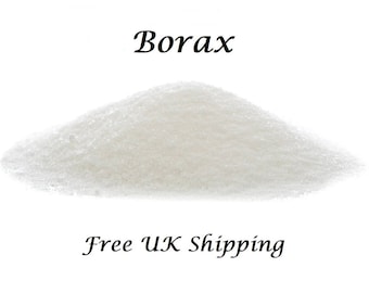 Borax, FREE UK Shipping, Perfect for Slime, 6 Sizes. Sodium Tetraborate Decahydrate. 20 Mule Team Borax