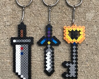 Perler bead keychain | Etsy