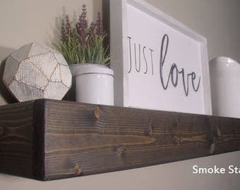 Wood Shelves, Floating Wood Shelves, Rustic Shelves, floating shelf, wood, floating, farmhouse, décor,rustic, beam shelf, chunky shelf