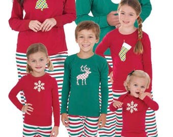 Striped Family Christmas Pyjamas, Pajamas