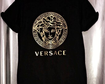 gold versace tshirt