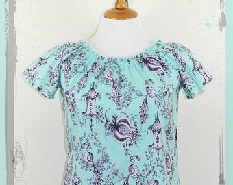 SALE Ladies Peasant Top/Dress Pattern -- sizes S thru 3Xl PDF Instant