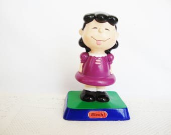 vintage lucy peanuts figurine bleah