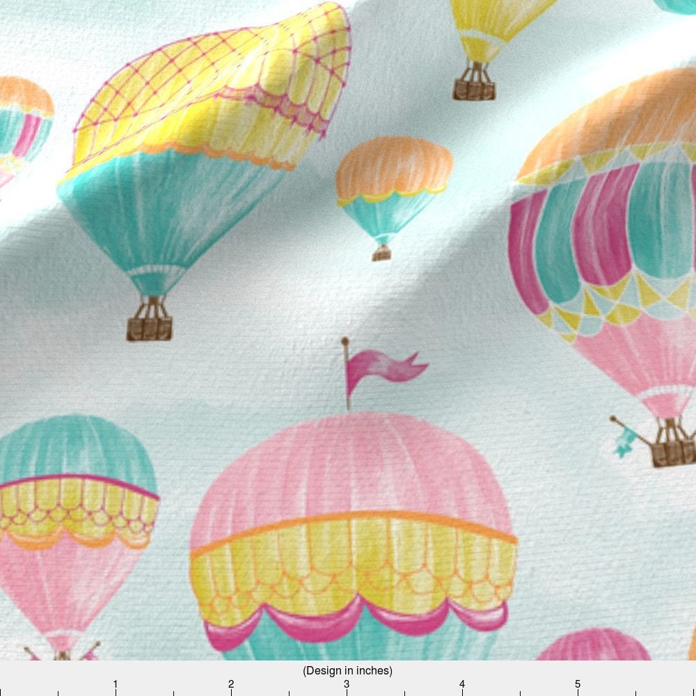 Hot Air Balloon Fabric - Hot Air Balloons By Jillbyers - Hot Air ...