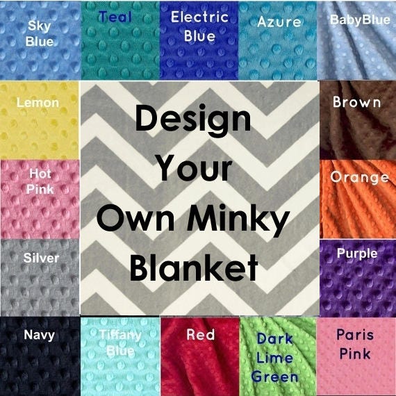 Handmade Minky Adult Blanket, Personalized Blanket Silver Gray Chevron Blanket, Custom Blanket, Twin Blanket, Minky Throw Blanket, Gift Idea