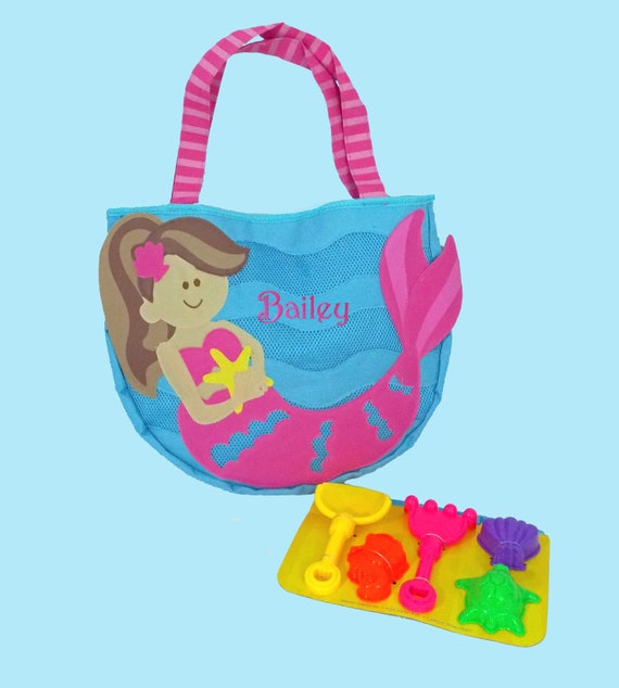 Child's Stephen Joseph MERMAID Beach Tote/Beach Bag