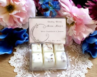 Moon Magic Tarts, Full Moon Tarts, Jasmine & Sandalwood, Soy Tarts, Spell Melts