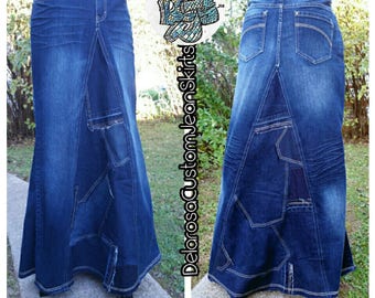 Delarosa Custom Jean Skirts LLC by CustomJeanSkirts on Etsy
