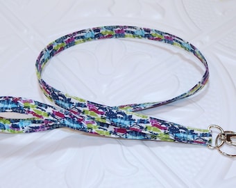 Lanyard - Fabric Lanyard - Teacher Lanyard - Badge Holder - Key Lanyard - Cute Lanyard