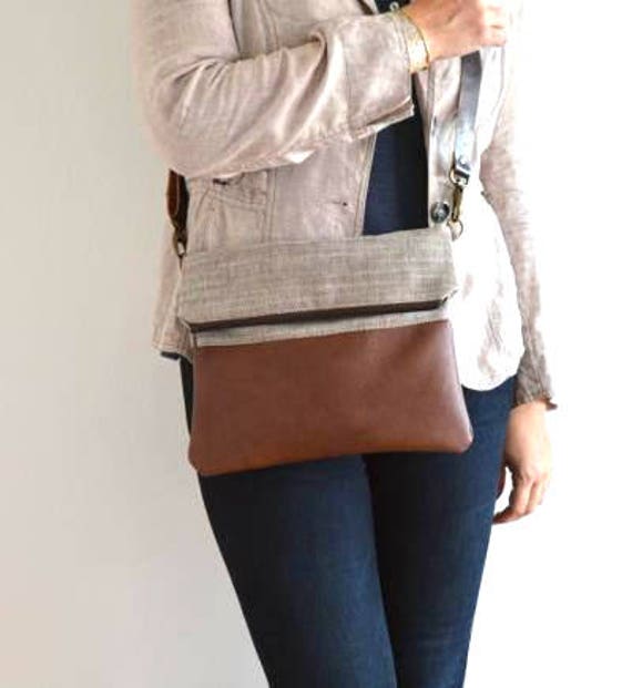Crossbody Bag Everyday Shoulder Bag Crossbody Purse Fold