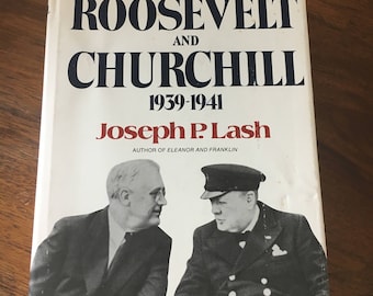 Book, Vintage Book, History, Roosevelt and Churchill