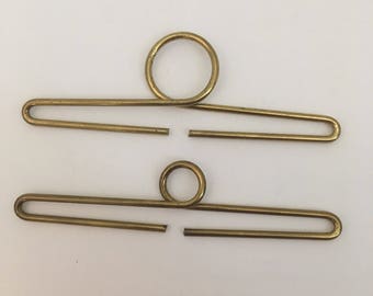 Brass Pull Crewel Needlework Hardware 4" Klokkestrenge Beslag Denmark Crewel Embroidery Kit