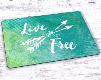 Live Free Mousepad - 7.75 x 9.25