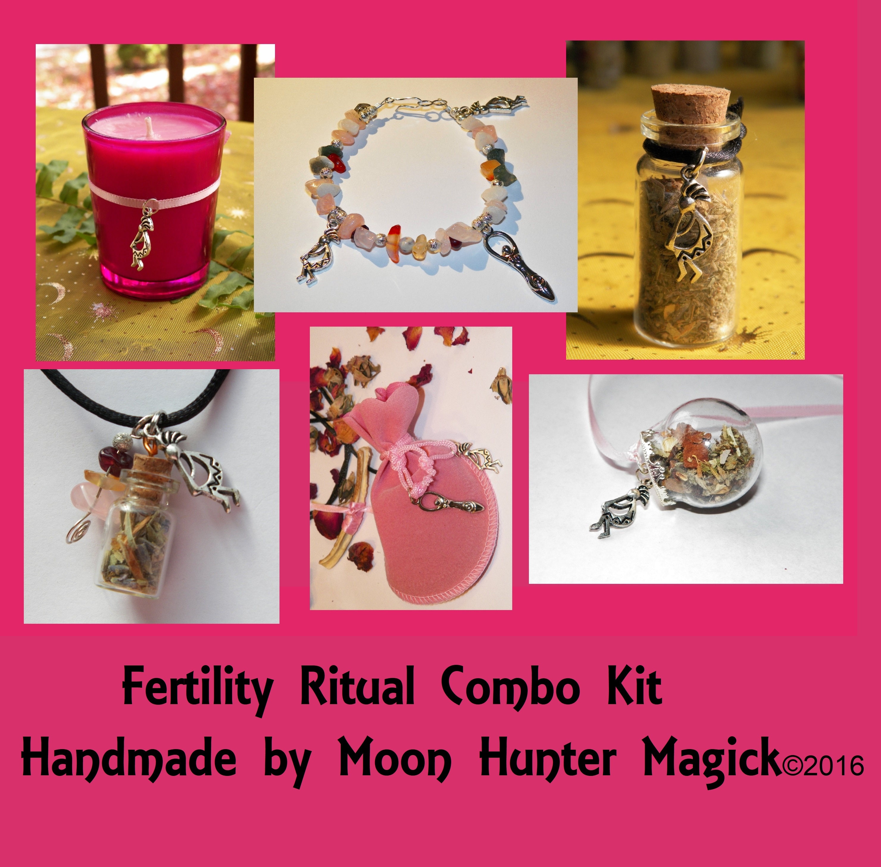 Fertility Ritual Combo Kit Conception Pregnancy Ritual Altar