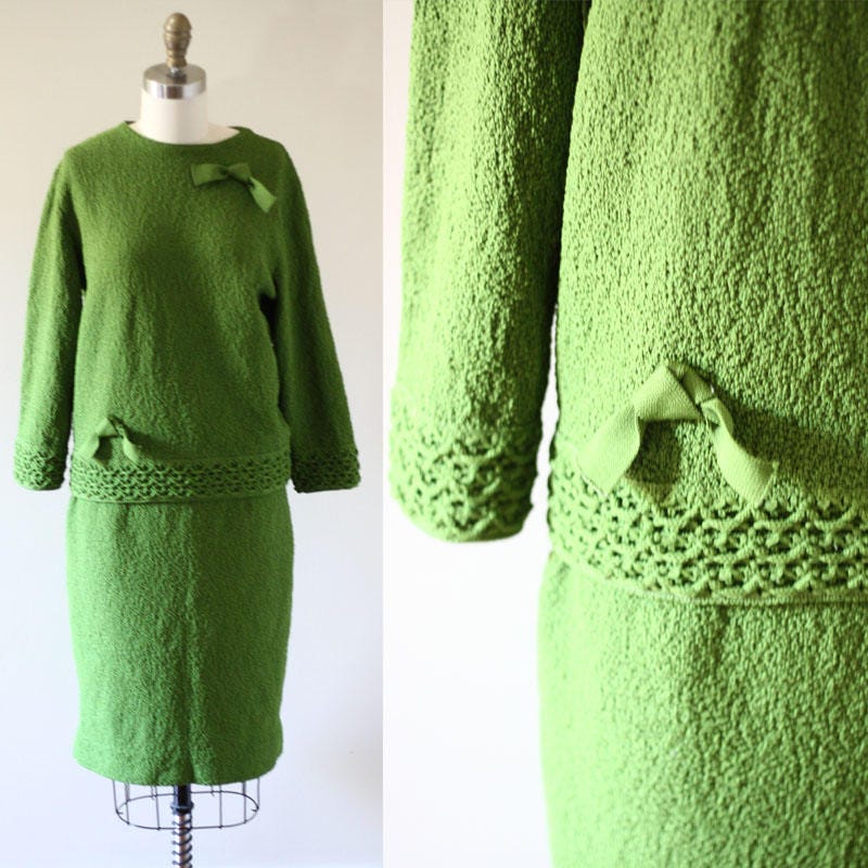 1960s Sweater Skirt Set 1960s Knit Dress Vintage Sweater Dress 1960s Sweater Skirt Set 1960s Knit Dress Vintage Sweater Dress